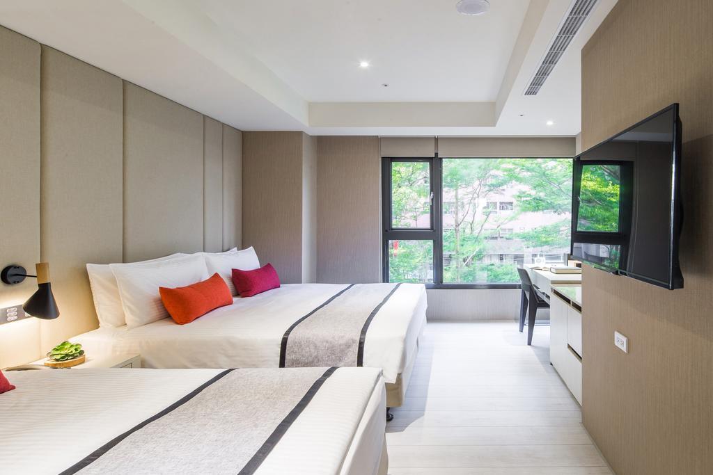Icasa Hotel - By Cosmos Creation Taichung Exteriör bild